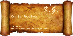 Kuris Godiva névjegykártya